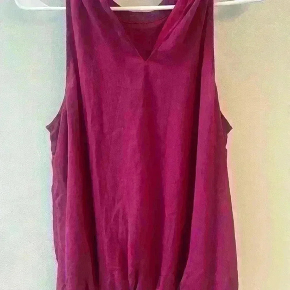 Mossimo magenta flowy dress tank top woman's large - Picture 8 of 10